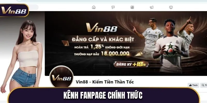 Kênh Fanpage chính thức