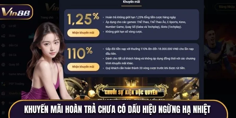 Khuyến mãi hoàn trả chưa có dấu hiệu ngừng hạ nhiệt