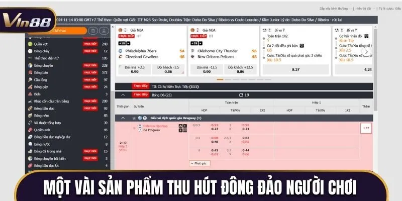 Một vài sản phẩm thu hút đông đảo người chơi của đơn vị 